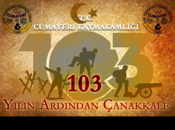 18 Mart Şehitleri Anma Günü ve Çanakkale Deniz Zaferinin 103. Yıldönümü Anma Programı
